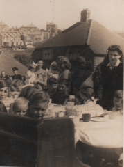 VEDayPartyValleySideRoadMay1945